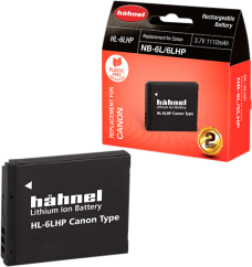 Hähnel HL-6LHP- Canon NB-6L, Polymer 1110mAh, 3.7V, 4.1Wh