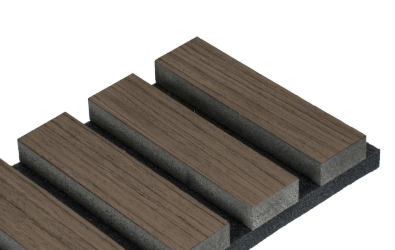 Akustický panel G21 270x60,5x2,1 cm, tmavý orech