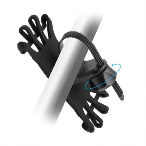 Držák na kolo FIXED Bikee, silikonový, černý