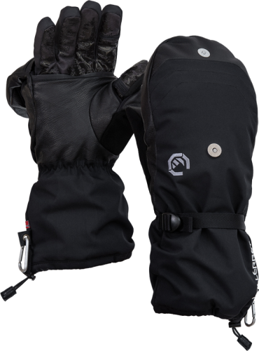 VALLERRET vrchní palčáky Alta Arctic Mitt: černé vel. XL