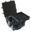 Peli™ Case 1644 Koffer mit verstellbaren Klettverschlussfächern (Schwarz)
