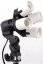 forDSLR 4x Lampenfassung E27 mit Studio Reflexschirmhalter
