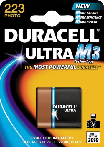 Duracell DL223A, 223, 6V, lithiová baterie