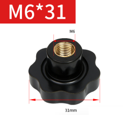 Hvězdice, matice M6 ø 31mm (HVF6)