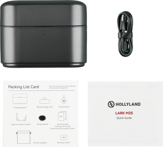 Hollyland LARK M2S Mobile Version Charging Case (Space Gray) Fit for Lark M2S Hollyland LARK M2S Mobile Version Charging Case (Space Gray) Fit for Lark M2S