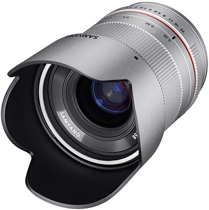 Samyang 21mm f/1.4 ED AS UMC CS Lens for Sony E Silver
