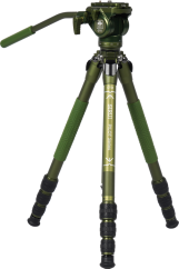 Sirui Pilot Series Alu Tripod CT04+CT5 Videohead Green