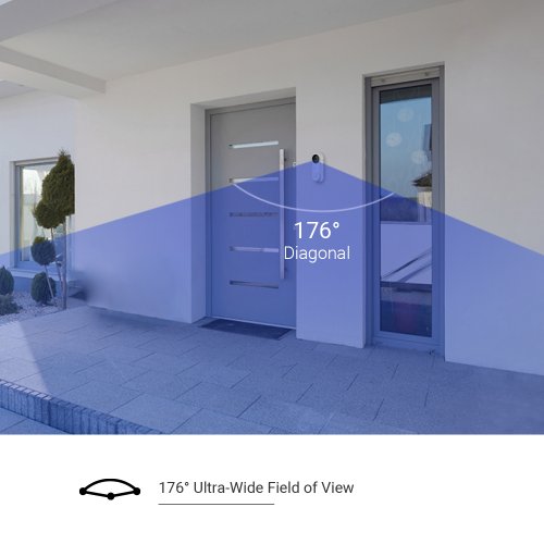 Chytrý zvonek Ezviz DB2 5MP Wi-Fi zvonek s 5 MP kamerou