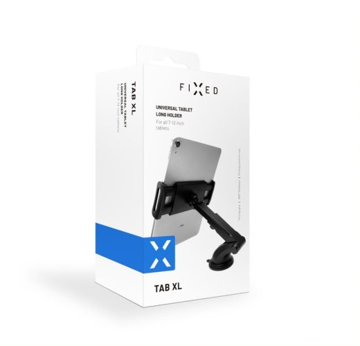 Držák FIXED Tab XL s dlouhou přísavkou na sklo nebo palubní desku pro 7 - 13" tablety