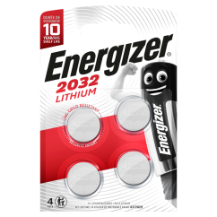 Energizer Lithium Miniature CR2032 4 pack