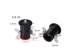 Stativový adaptér čepu 18mm s hlavou (CP818)