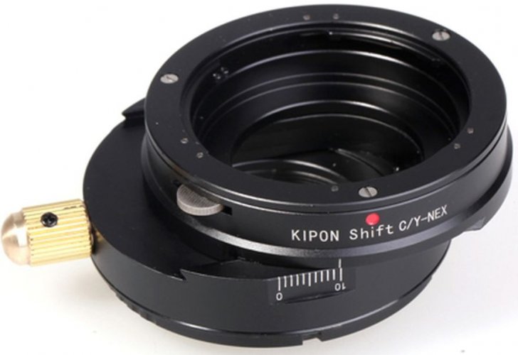 Kipon Shift Adapter from Contax/Yashica Lens to Sony E Camera