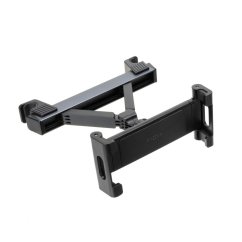 Držiak FIXED Passenger Max pre tablety s uchytením do opierky hlavy a posuvným ramenom, space gray