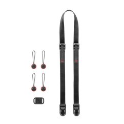 Peak Design Leash – Curea foto cu eliberare rapidă (Charcoal/neagră)