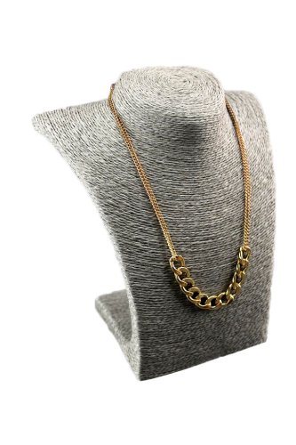 Dekolt, stojánek, stojan na šperky provázkový 28cm šedý (A-11SED)