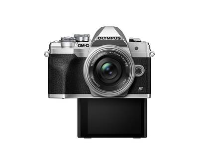 Digitální fotoaparát Olympus E-M10 Mark IV 14-42 EZ kit stříbrný – cashback 50 €