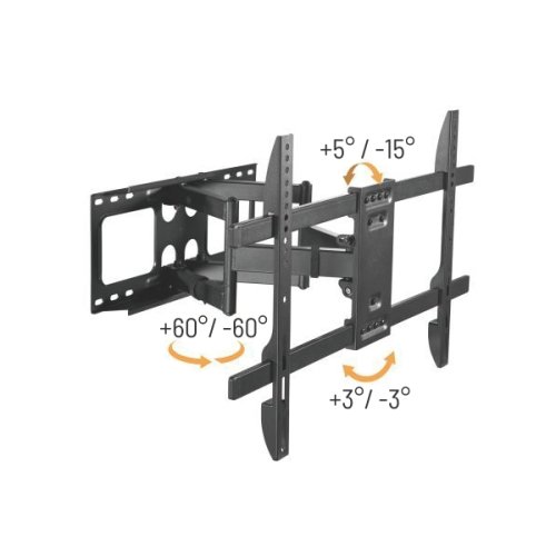 Držák Brateck výsuvný LPA69-466 pro TV 37"-80" 60kg Nastavitelný nástěnný držák Heavy Duty