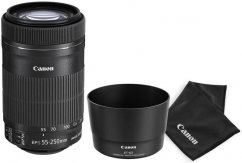 Canon EF-S 55-250mm f/4-5,6 IS STM + Lens Hood ET-63