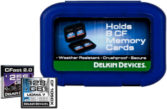Delkin Weather Resistant Case for 8 CF/CFAST cards