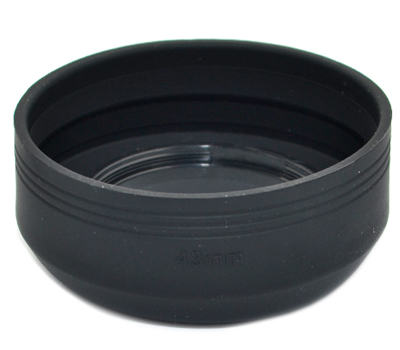 JJC LS-43S gumová sluneční clona 3v1 pro průměr 43mm