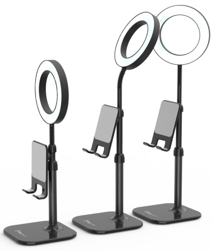 Digipower Success Phone Holder with 6" ring light