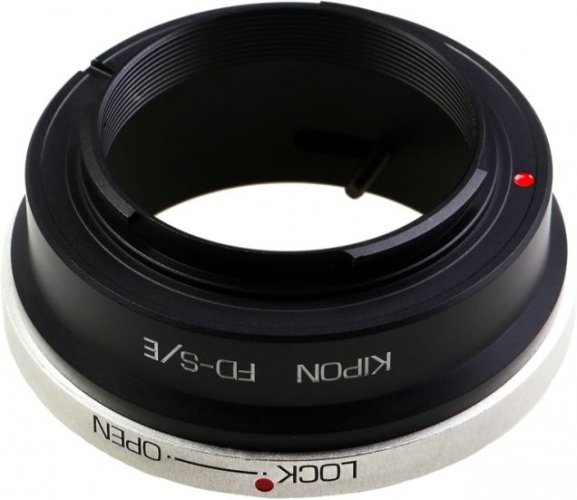 Kipon Adapter von Canon FD Objektive auf Sony E Kamera