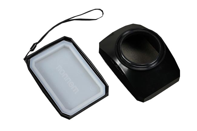 Sluneční clona 16:9 včetně krytky pro vyvážení bílé 77 mm