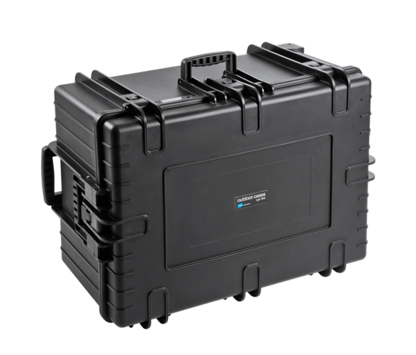 B&W Outdoor Koffer Typ 7800 mit Schaumstoff Schwarz