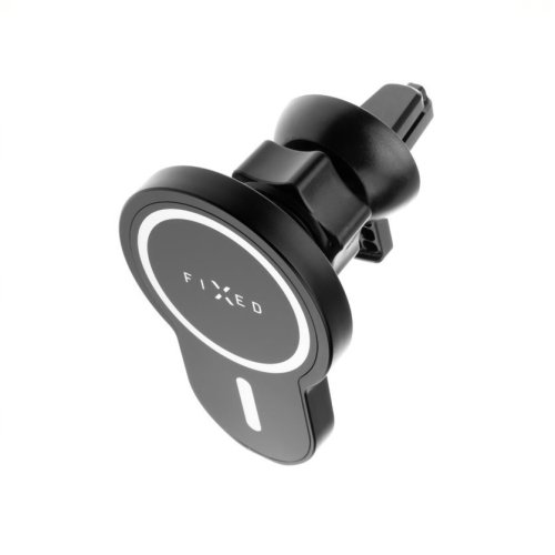 Držák FIXED MagClick s bezdrátovým nabíjením a podporou MagSafe, 15 W, černý