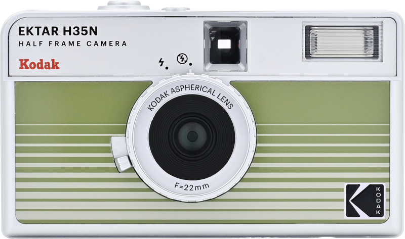 Kodak EKTAR H35N Camera Striped Green
