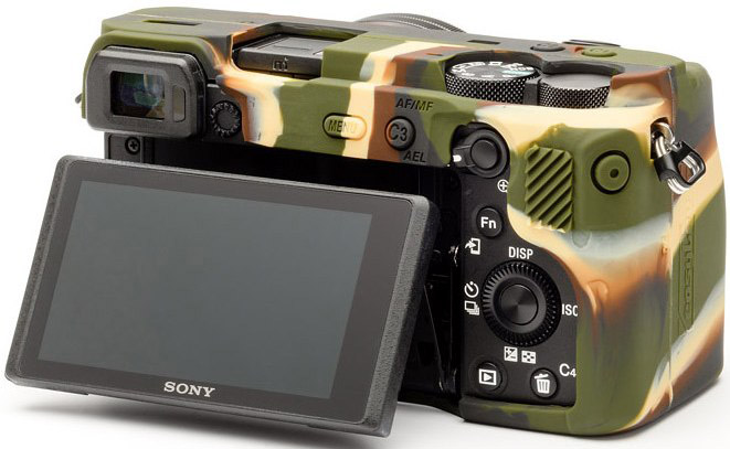 easyCover Schutzhülle f. Sony Alpha A6600 Camouflage