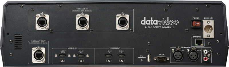 Datavideo HS-1600T MKII HDBaseT Portable Video Streaming Studio