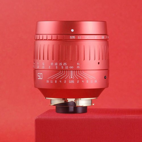 TTArtisan M 50mm f/0,95 Rot für Leica M