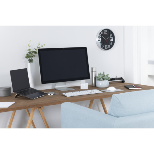 Hama Hliníkový stojan na notebook, od 28 cm (11") do 40 cm (15,6") , skládací, hliník, stříbrný