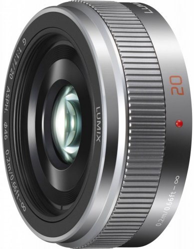 Panasonic Lumix G 20mm f/1.7 II ASPH (H-H020AE-S) Lens Silver