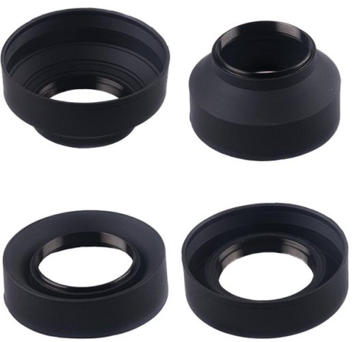 Gumová sluneční clona 58mm