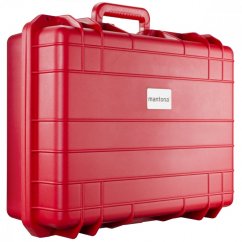 Mantona Outdoor Schutzkoffer L (Innen: 48,5x35,5x18 cm) Rot