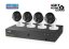 Kamerový set iGET HOMEGUARD HGNVK85304 s napájením PoE, 8kanálový NVR + 4x HGNVK930CAM FHD kamera
