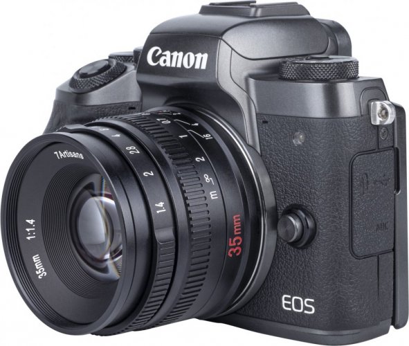7Artisans 35mm f/1,4 (APS-C) pro Canon EF-M
