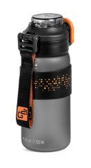 Fľaša G21 na pitie 600 ml 2v1, sivá zmrznutá