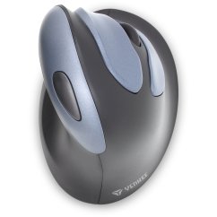Myš Yenkee YMS 5030 Myš WL vertical ErgoSnug ergonomická, vertikálna, optická, bezdrôtová, čierna