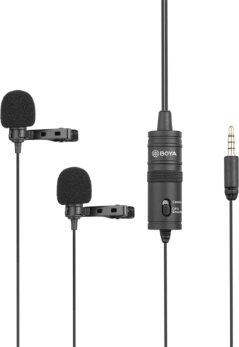 Boya BY-M1DM / Dual-Mic Lavalier Microphone