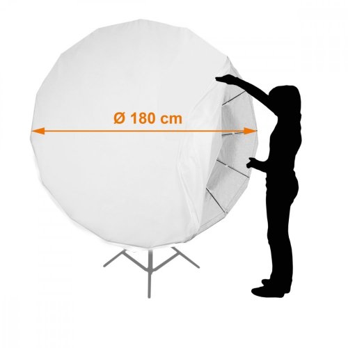 Walimex pro 16-Winkel-Softbox Durchmesser 180cm für Multiblitz P