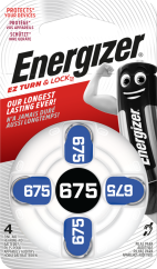 Energizer Hearing Aid 675 -4 pack
