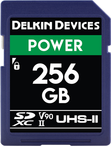 Delkin SDXC Power 2000X UHS-II U3 (V90) R300/W250 256GB
