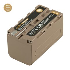 Batéria Jupio NP-F750 *ULTRA C* 6700mAh s USB-C vstupom pre nabíjanie