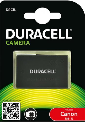 Duracell DRC1L, Canon NB-1L, 3.7 V, 950 mAh