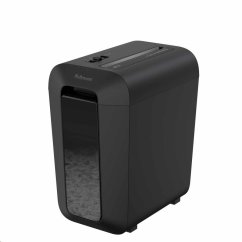 Skartovač Fellowes LX 65 P-4, Cross cut 4x40mm, 10 listov, 22l, Credit Card, čierny