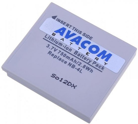 Avacom ekvivalent Canon NB-4L