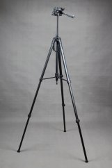 Stativ 3D, fotografický stativ Tripod 168cm černý (3560)